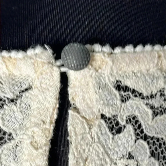 FREE PEOPLE Sun Daze Mini Shift Dress Ivory Lace Size S - Picture 10 of 12